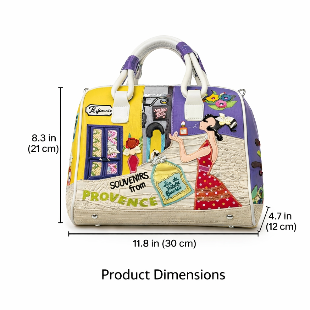 Luxury Provence Art Designer Handbag for Women