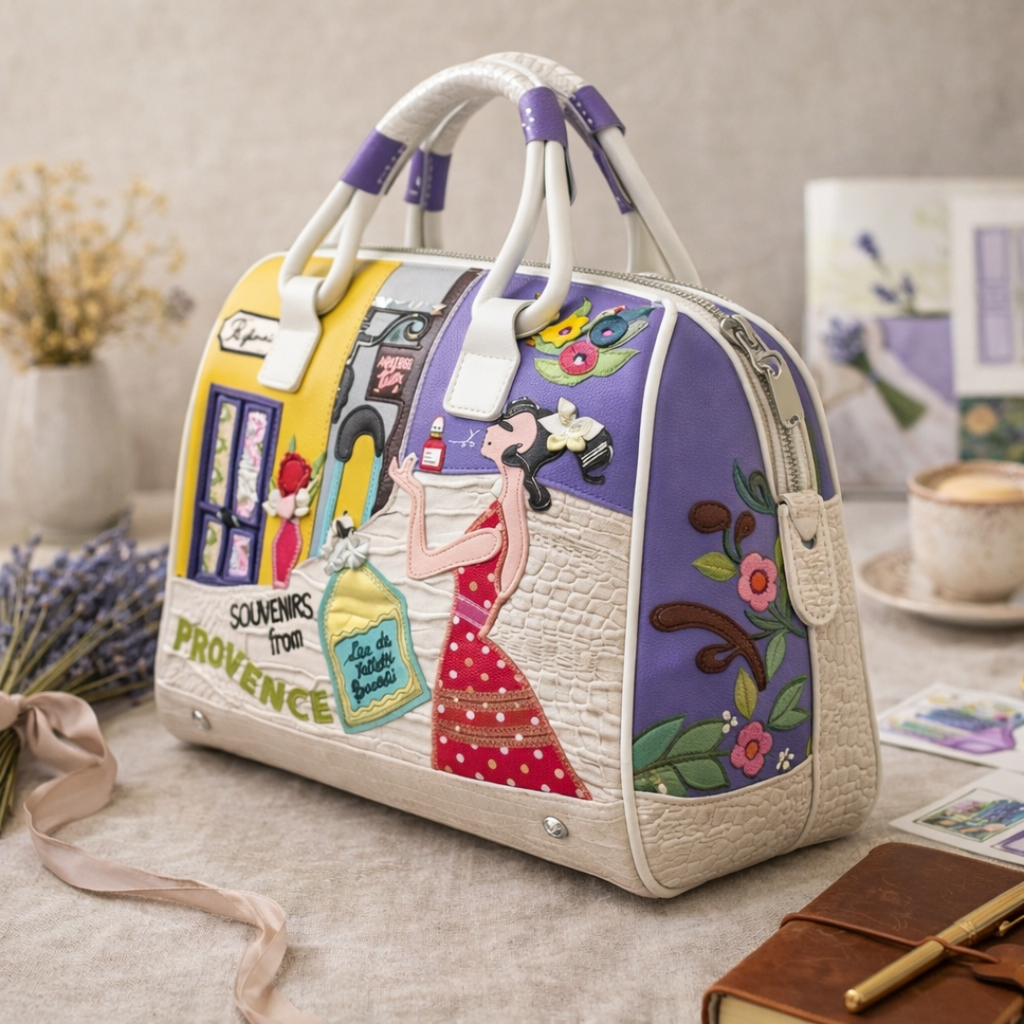 Luxury Provence Art Designer Handbag for Women