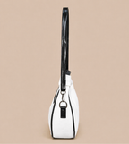 luxury white crescent hobo bag for women daily use handbag