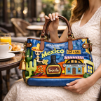 Luxury Mexico Theme Designer Handbag for Women